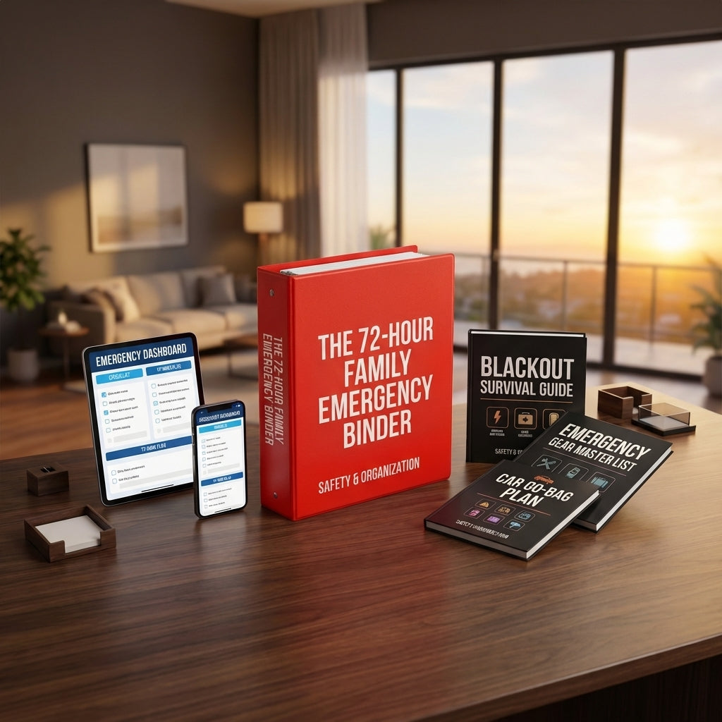 The 72-Hour Family Emergency Binder + 3 Essential Bonuses
